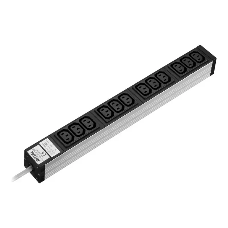 Power Extension Rittal DK 7240.200 2m 12 AC Outlets Indoor