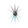 NeXtime klok 3051bl Nova, Ø50 cm, Wall, Black/ Blue