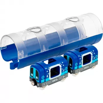 World Tunnel Box U-railway Glow in the Dark, Toy Vehicle Blue