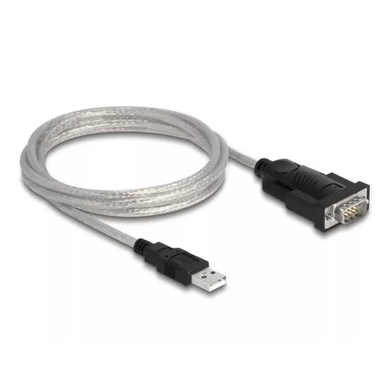 DeLOCK Adapter USB 2.0 Type-A to Serial RS-232 D-Sub 9 + D-Sub 25