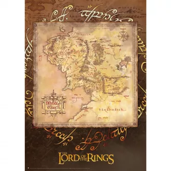 Jigsaw Puzzle 1000 pieces, schmidt spiele Lord of the Rings - Middle Earth, art print