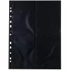 Photo pockets HERMA Fotophan 10x15 cm portrait black 10 pcs