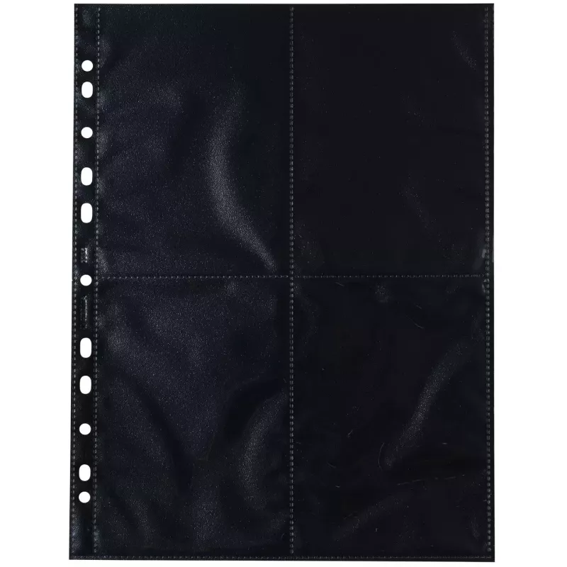 Photo pockets HERMA Fotophan 10x15 cm portrait black 10 pcs