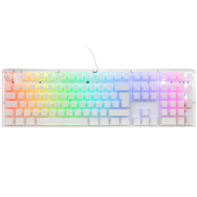 Ducky One 3 RGB keyboard Gaming USB QWERTY US English White
