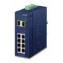 Managed Switch PLANET IP30 Industrial L2/L4 8-Port Gigabit Ethernet 10/100/1000