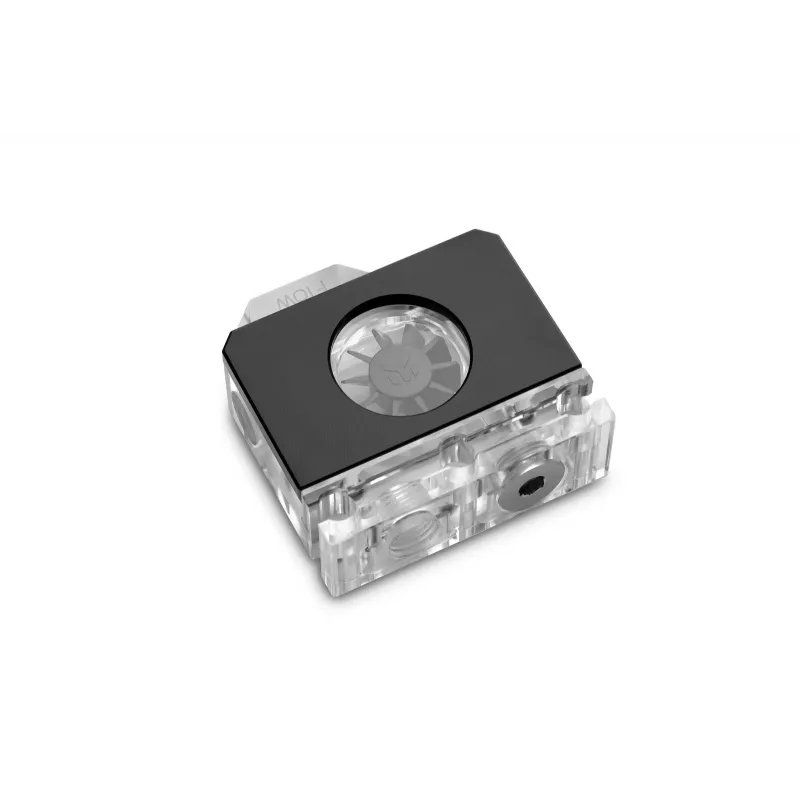 Flow indicator EK Water Blocks Black Transparent 1/4 inch