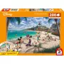 Thomas Kinkade Studios: Disney - Mickey & Minnie in Florida, Puzzle 200 Pieces