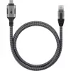Goobay 70755 USB-C to RJ45 Ethernet CAT 6 Cable for Stable Wired Internet Connection with Router/Modem/Network Switch/Replaces USB to RJ45 Adapter / 1