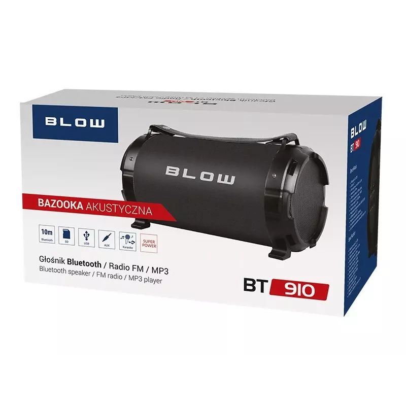BLOW 30-331# Portable Stereo Speaker Black