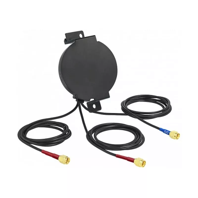 Antenna DeLOCK LTE MIMO GNSS 3 x SMA plug RG-174 3 m outdoor black