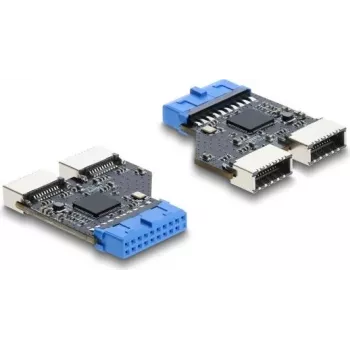 USB hub DELOCK 5 Gbps 20‑pin header to 2× USB-A 5 Gbps