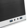 SilverStone SUGO SG13 - Desktop - Mini-DTX - without Power Supply (AT / PS/2) - Black, White - USB/Audio (SST-SG13WB-Q)