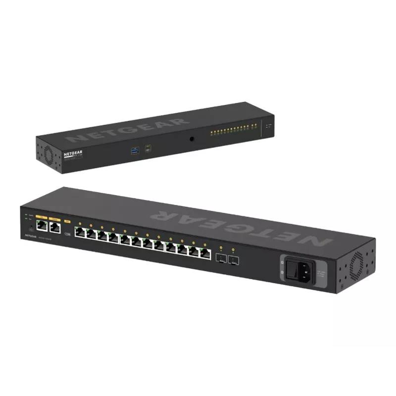 NETGEAR M4250-12M2XF Managed L2/L3 2.5G Ethernet 1U Black