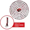 Power X-Change cordless light TE-CL 18/1000 S Li - Solo, 18Volt, LED Light Red, without Battery and Charger