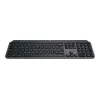 Wireless full-size keyboard Logitech Master MX Keys S — Graphite, Bluetooth & 2.4 GHz (Nano), USB-C rechargeable, Backlit, QWERTY US International