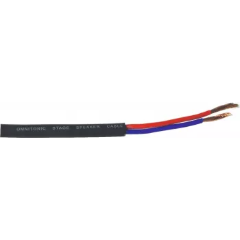 Speaker cable Omnitronic 3030021L 2x2.5 mm, 50 m, black