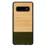 Smartphone case man and wood for Samsung Galaxy S10 Plus — bamboo forest black