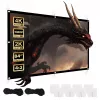 Projection screen MACLEAN MC-166 84 inch (175x131 cm) polyester freestanding/hanging 4:3