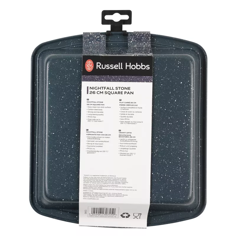 Square Frying Pan Russell Hobbs RH00997EU73 26 cm Stone non-stick coating