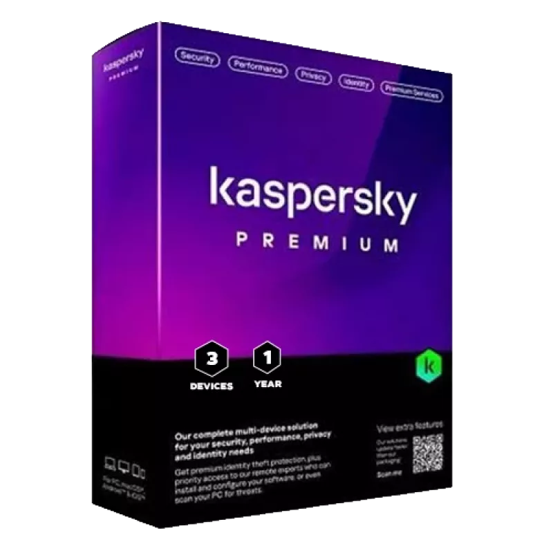 Kaspersky Premium + Customer Support | 3 Device | 1 Year | EU