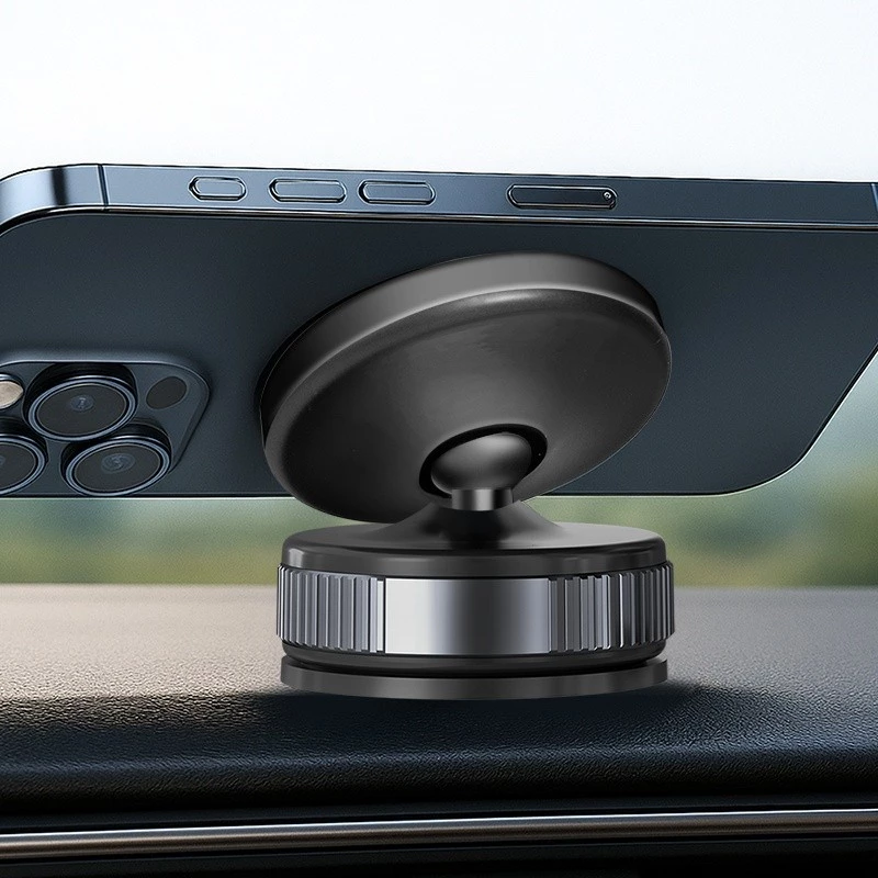Magnetic smartphone hold r with cacuum suction