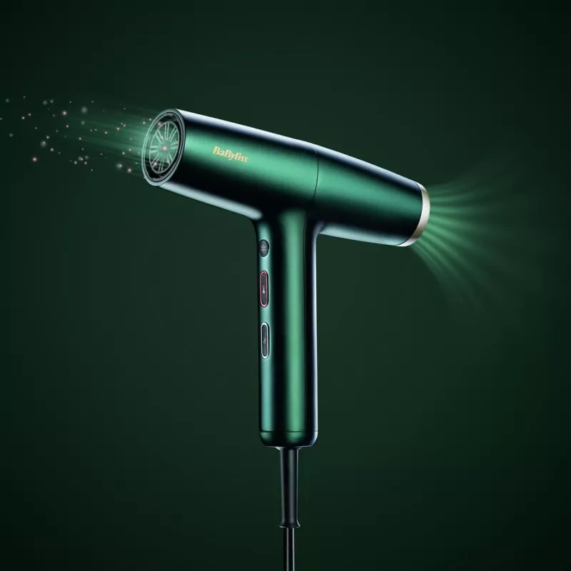 BaByliss Air Power Pro hair dryer 1700 W Gold, Green