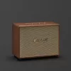 Wireless speaker MARSHALL Woburn III Brown — multiroom, Bluetooth, Wi‑Fi, analog inputs
