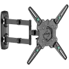 ONKRON Swivel and tilt mount for 32‘-65’ TVs, max. 41 kg, with rotation, black M4R