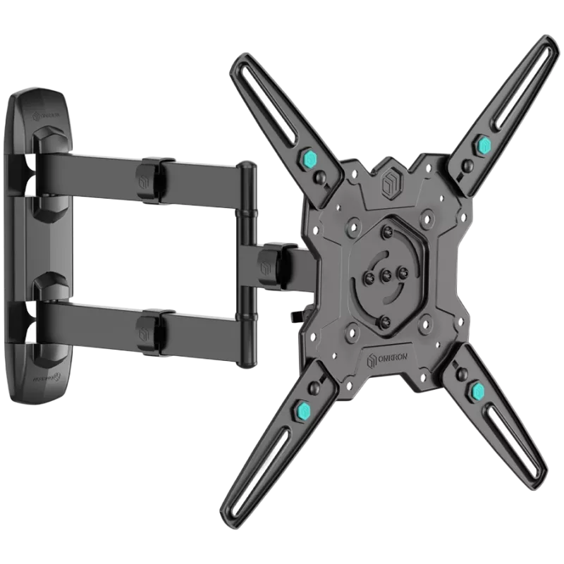 ONKRON Swivel and tilt mount for 32‘-65’ TVs, max. 41 kg, with rotation, black M4R