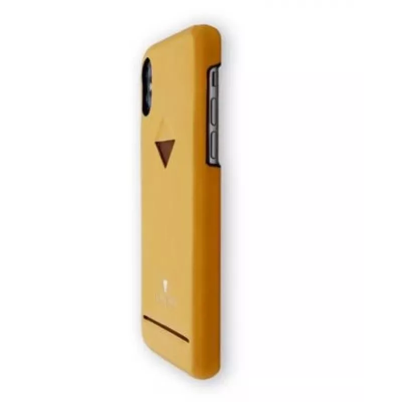 Phone back shell VixFox for iPhone 7/8 Plus, mustard yellow, hard protective cover