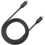 CANYON UC-44, cable, U4-CC-5A1M-E, USB4 TYPE-C to TYPE-C cable assembly 40G 1m 5A 240W(ERP) with E-MARK, CE, ROHS, black