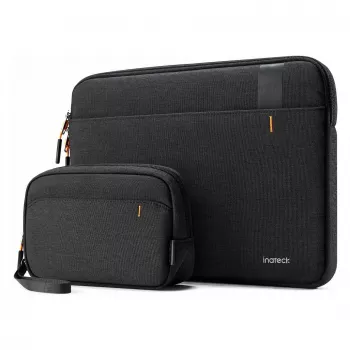 Laptop sleeve Inateck LB01011-13S for 13 inch laptops with accessory pouch, black