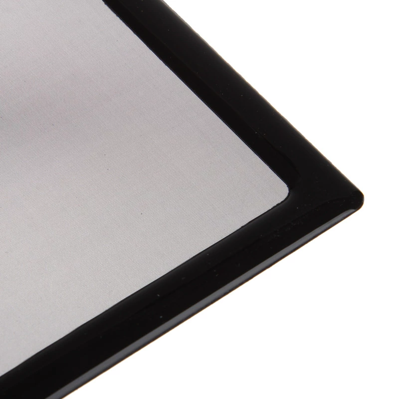 Dust filter DEMCiflex 0313 — dimensions 142×290 mm, black/grey