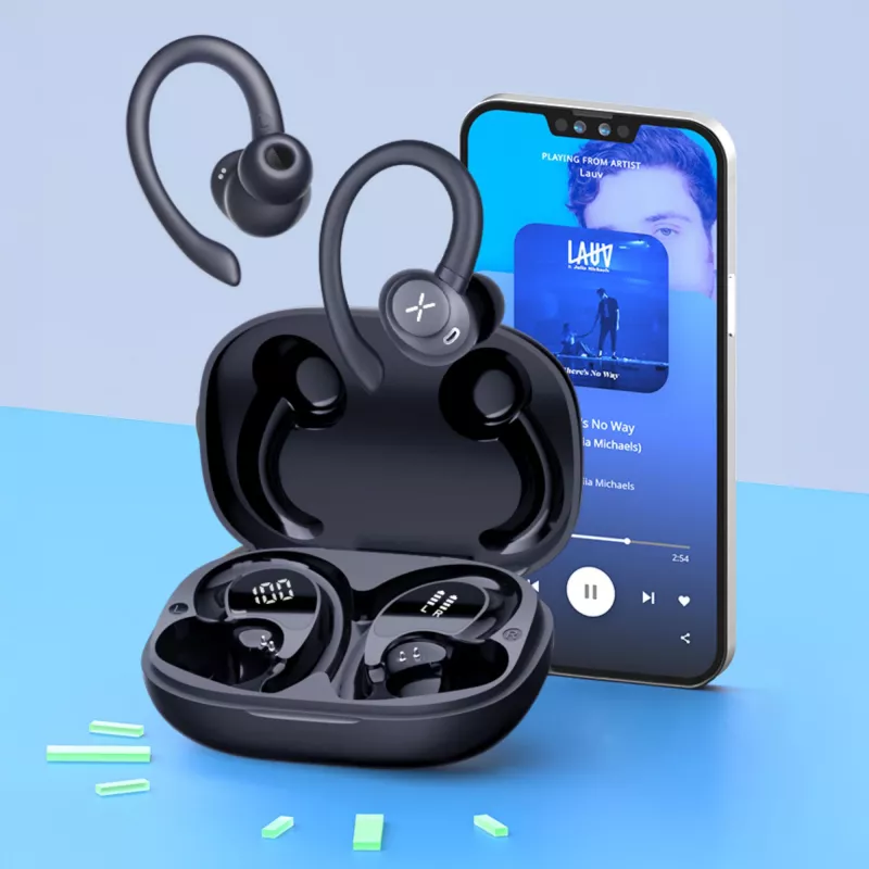 Wireless Sport Earbuds MANTA Rytmo Sport 2 MATWS012BK — True Wireless, In-ear, Black