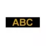 Brother Gloss Laminated Labelling Tape - 24mm, Gold/Black label-making tape TZ
