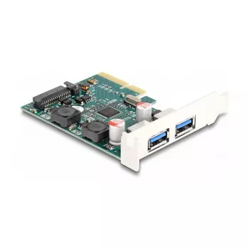 DeLOCK PCI Express x4 Card to 2 x external USB 10 Gbps Type-A female Low Profile