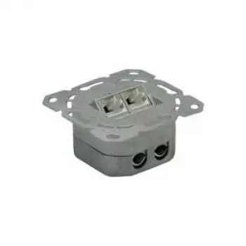 VALUE Cat.6a Dose, 2x STP, Flush-Mount, Vertical, White (25.99.8491)