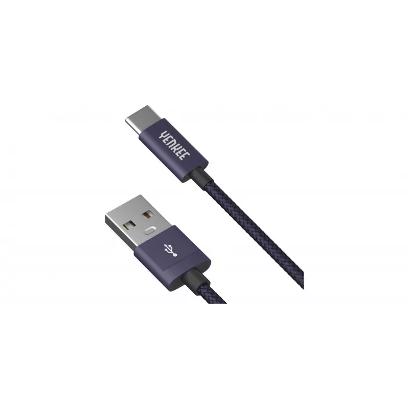 Cable YENKEE YCU 301 BE USB a 2.0/USB C 1m Fialov