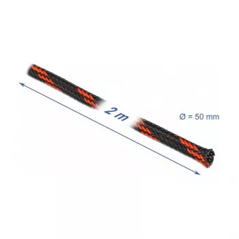 Cable Sleeve DeLOCK 20758 Black Red
