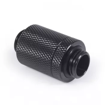 Alphacool ES D-Plug 25,5mm G1/4 AG auf G1/4 AG - Deep Black (17580)