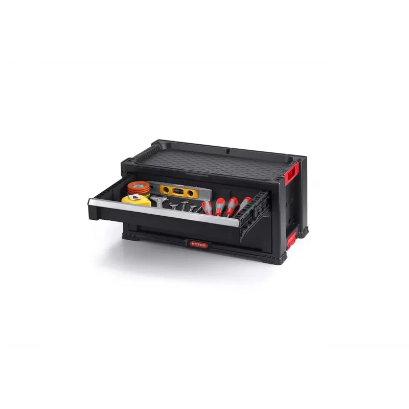 Keter 237786 mobile tool rack with 6 drawers