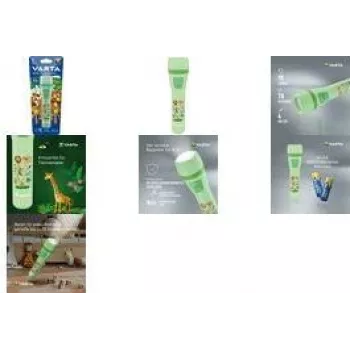 Hand flashlight Varta Kids Flashlight Light Green ABS PC 70h battery life