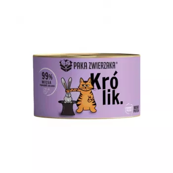 PAKA ZWIERZAKA Rabbit - wet cat food - 200g