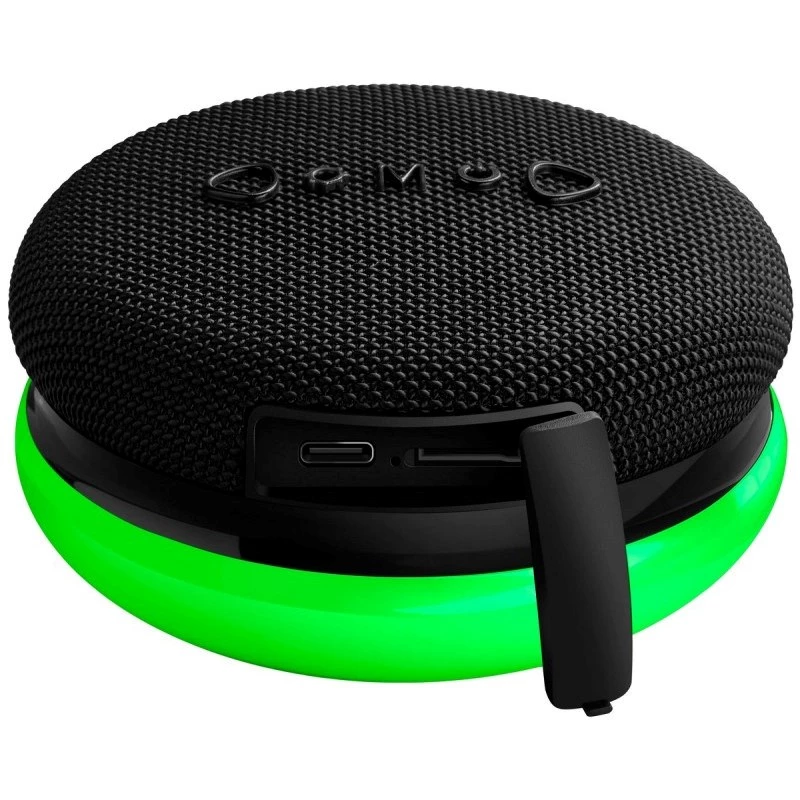 Portable Bluetooth speaker DEFENDER ENJOY 40 — 7 W RMS, Bluetooth 5.3, LED illumination, LiPo battery, 9 h, black
