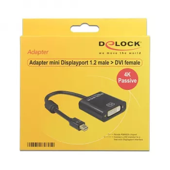 Video cable adapter DeLOCK 62605 Mini DisplayPort to DVI-I 0.2m