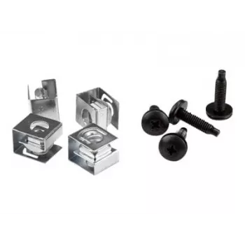 StarTech.com Server Rack Screws and Clip Nuts - 10-32 - Rack Mount Screws and Slide-On Cage Nuts - 50 Pack