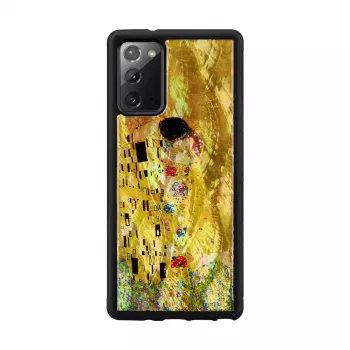 Protective case iKins for Samsung Galaxy Note 20 — black kiss design