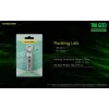 Keychain flashlight Nitecore TIKI GITD Grey — USB rechargeable, 1 lm, 55 mm, 12 g, IP66