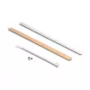 DeLOCK 67060 19-inch D-Type patch panel with strain relief, 8-port centered, 1U, black