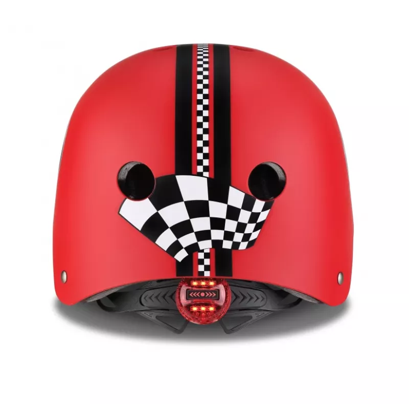 Protective Helmet GLOBBER Elite Lights XS/S 48–53 cm Red